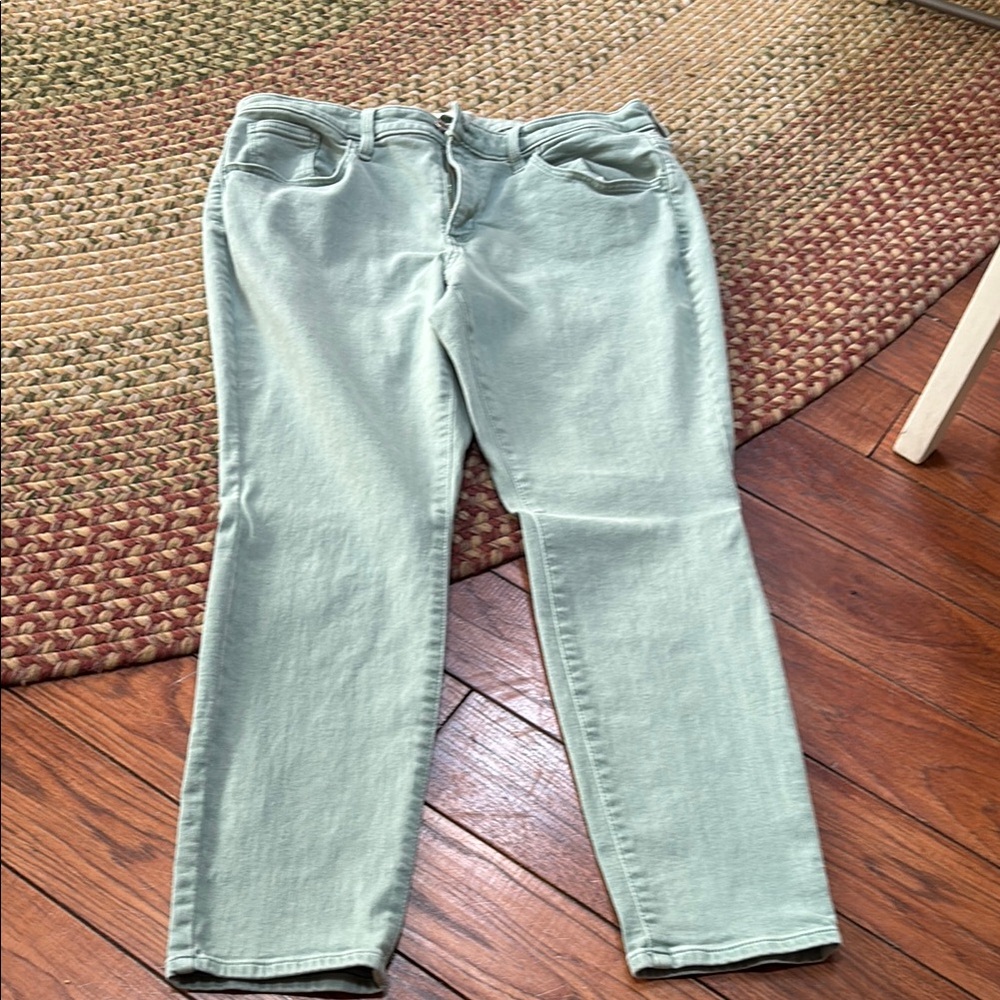 Women's Light Green Jeans